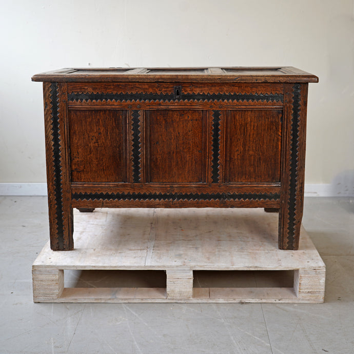 Antique English Oak Coffer