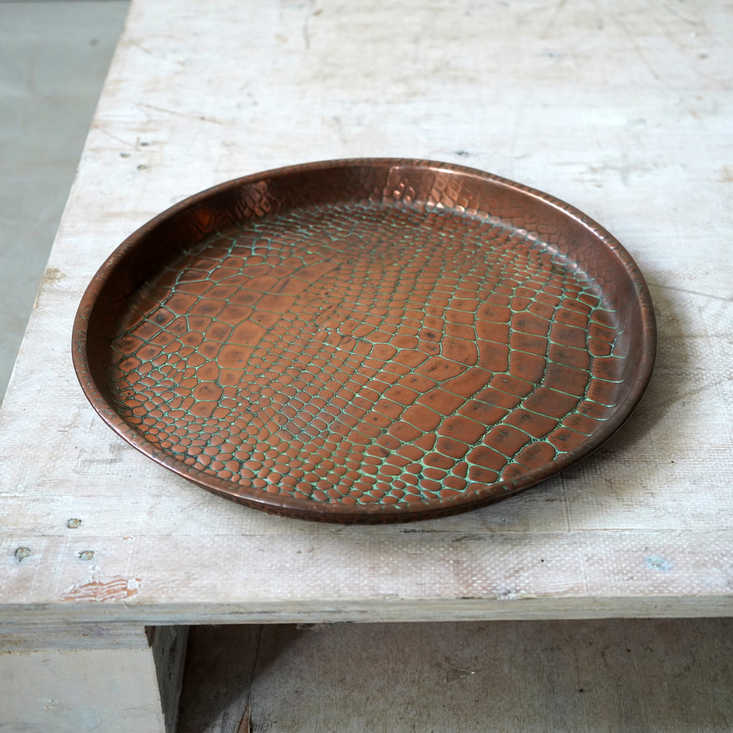 Arts & Crafts copper tray by Joseph Sankey & Sons