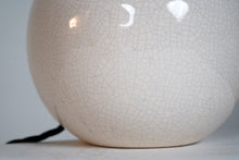 Pair Of Vintage Crackle Glaze Ceramic Lamps