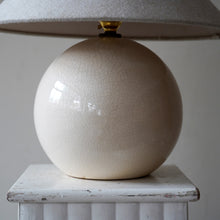 French Ceramic Crackle Glazed Table Lamp