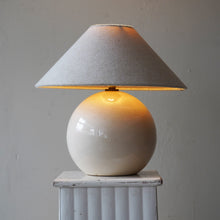 French Ceramic Crackle Glazed Table Lamp