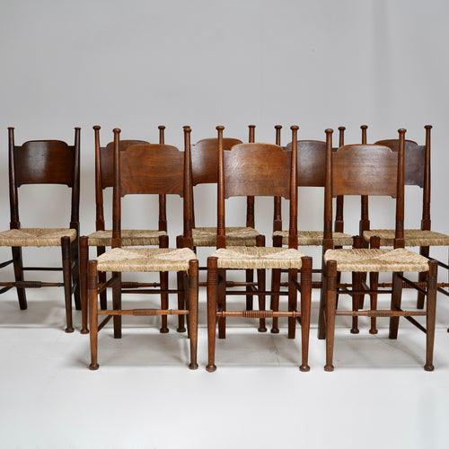 8 William Birch Chairs Liberty & Co