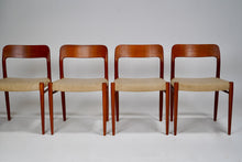 Set of 4 Niels Moller Model 75 Dining Chairs