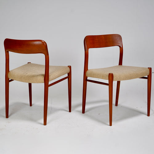 Set of 4 Niels Moller Model 75 Dining Chairs