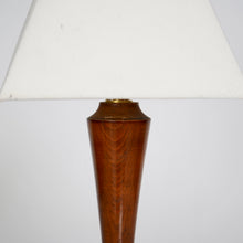 French Wooden Table Lamp