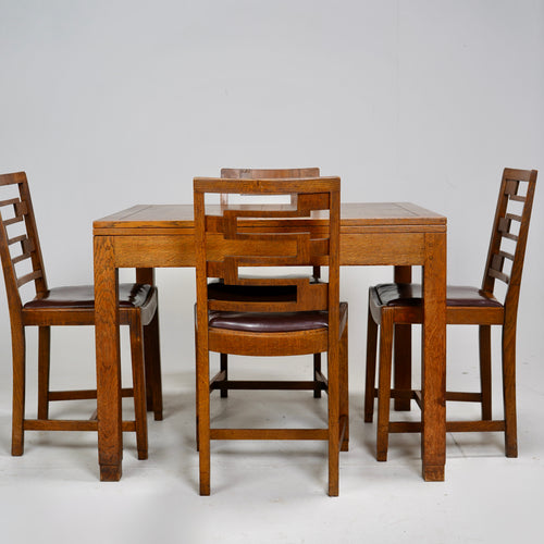 Art Deco Table And Chairs By Heals