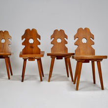 Set Of Four Brutalist Dining Chairs For Capelia 1960s