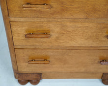 Art Deco Oak Chest Of Drawers