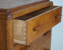 Art Deco Oak Chest Of Drawers