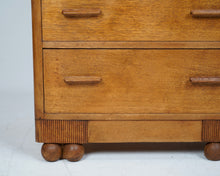 Art Deco Oak Chest Of Drawers