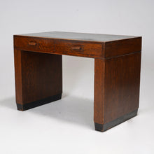 English 1950 Contemporary Oak Desk