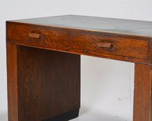 English 1950 Contemporary Oak Desk