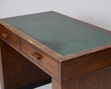 English 1950 Contemporary Oak Desk