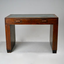 English 1950 Contemporary Oak Desk