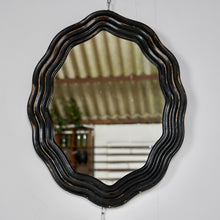 French Mirror With Wavy Frame