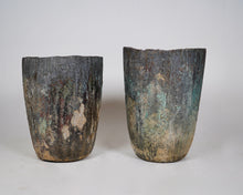 Pair Of Large Crucible Pots