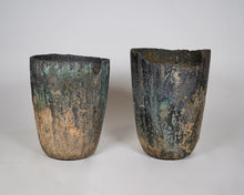 Pair Of Large Crucible Pots