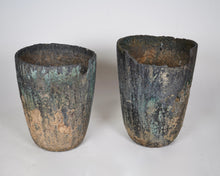 Pair Of Large Crucible Pots