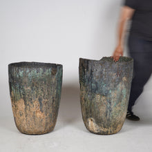 Pair Of Large Crucible Pots