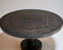 1930s Ebonised Guéridon Pedestal Center Table