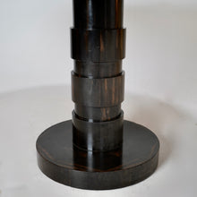 1930s Ebonised Guéridon Pedestal Center Table