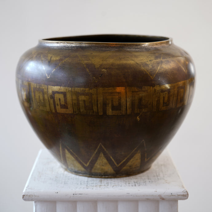 Art Deco French Dinanderie Vase