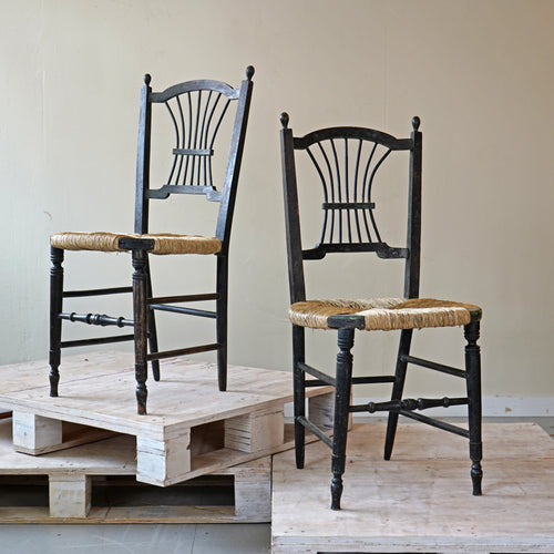 Pair Of Dante Gabriel Rossetti Dining Chairs Morris And Co 1890