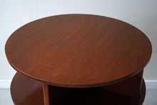 Art Deco Drum Book Table