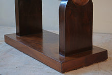 French Art Deco Walnut Side Table