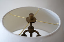 Large Art Deco French Dinanderie Table Lamp