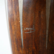 Large Art Deco French Dinanderie Table Lamp