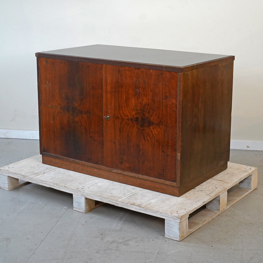 French Art Deco Glass Top Haberdashery Unit