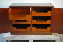 French Art Deco Glass Top Haberdashery Unit