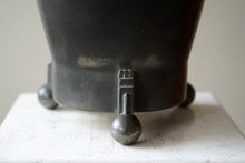 Dutch Amsterdam School Pewter vase by Daalderop