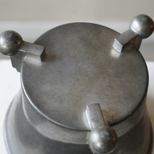 Dutch Amsterdam School Pewter vase by Daalderop