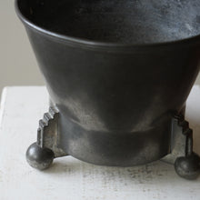 Dutch Amsterdam School Pewter vase by Daalderop