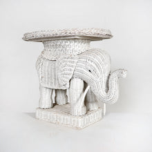 Reserved - Wicker Elephant Table