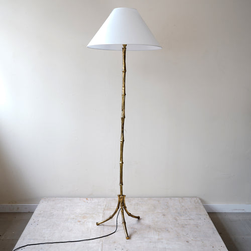 Faux Bamboo Floor Lamp Maison Bagues Style