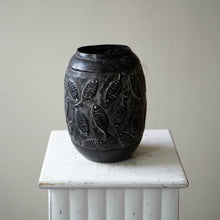 Pressed Metal Fish Vase