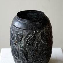 Pressed Metal Fish Vase