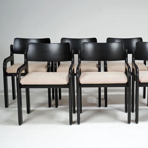 Six Eero Aarnio 'Flamingo' Dinning Chairs