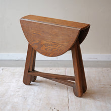English Elm Gate Leg Side Table