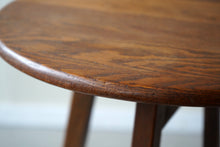 English Elm Gate Leg Side Table