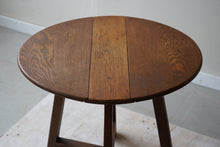 English Elm Gate Leg Side Table