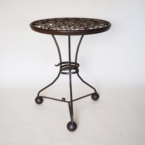 Antique French Folk Art Bistro Table