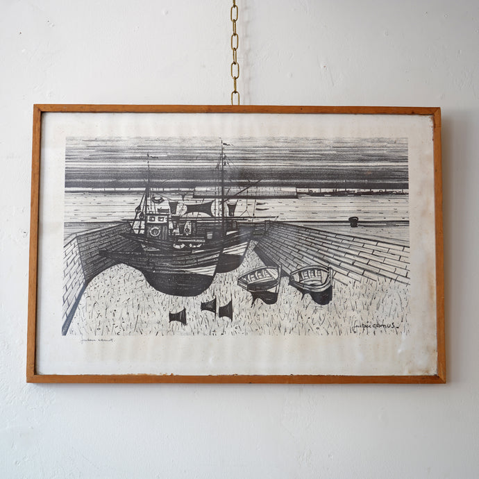 Hand-signed Print By Gustave Camus