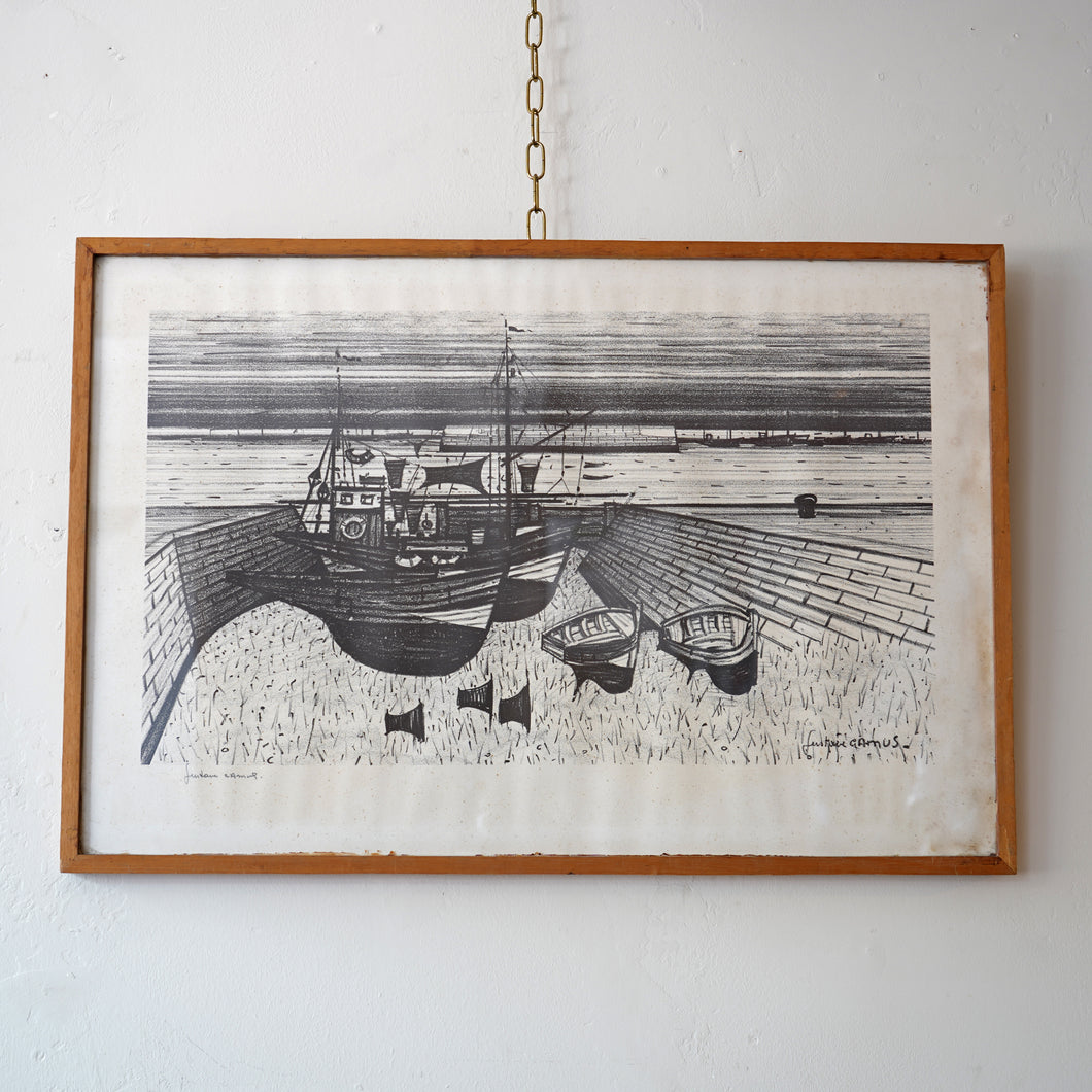 Hand-signed Print By Gustave Camus