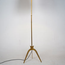 French Brass Floor Lamp