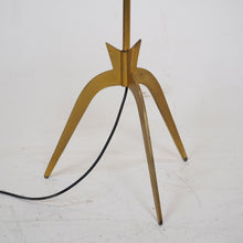 French Brass Floor Lamp