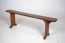 19th Century French Fruit Wood Antique Bench